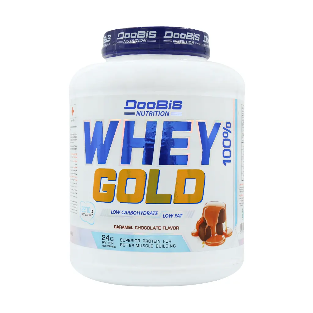 پودر پروتئین وی گلد شکلاتی دوبیس 2270 گرم پودر پروتئین وی گلد شکلاتی دوبیس 2270 گرم