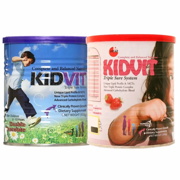 پودر کیدویت کودکان ویتاپی Kidvit با ترکیب کامل و طعم دلپذیر برای رشد و تقویت سیستم ایمنی