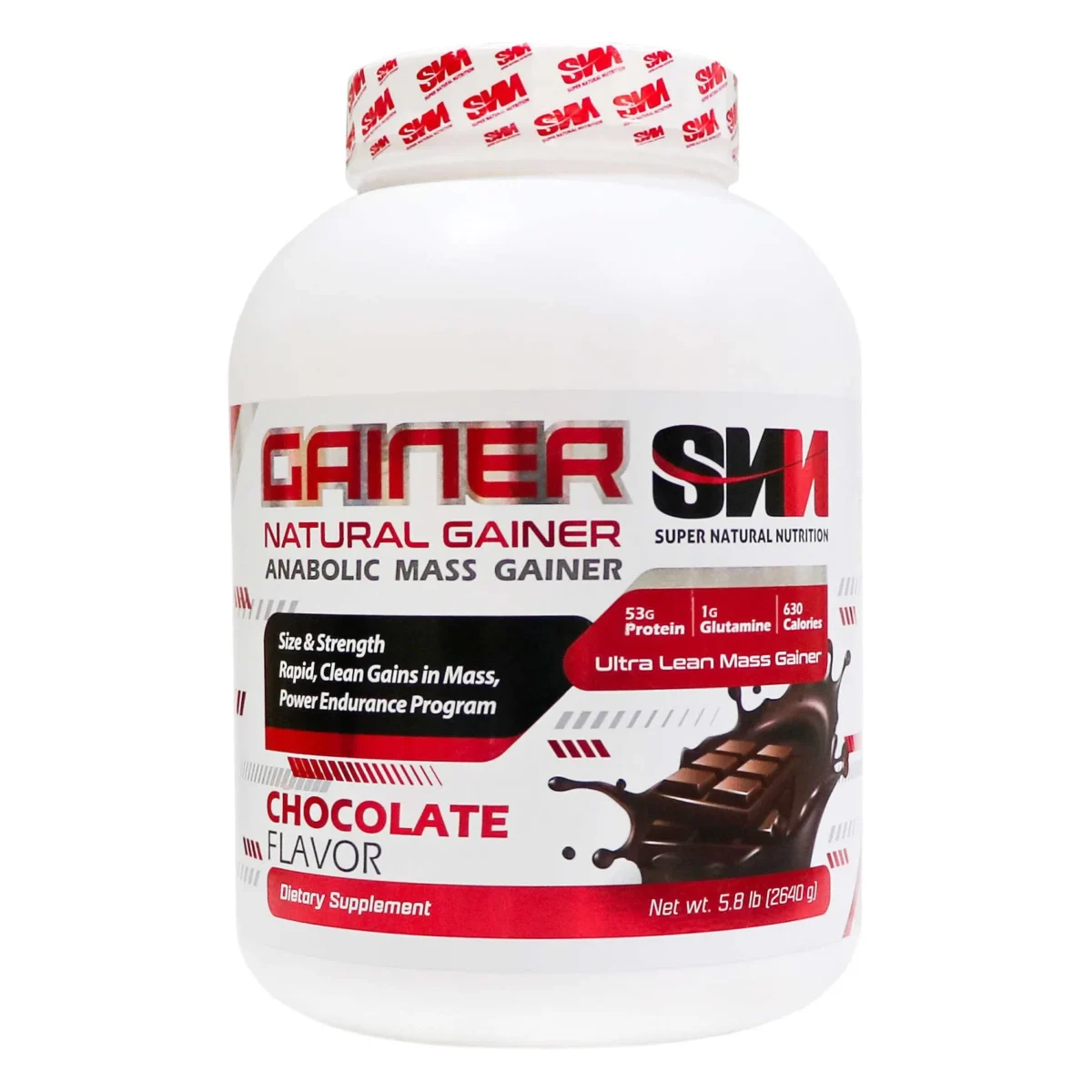 پودر گینر 2640 گرمی شکلات اس ان ان پودر گینر 2640 گرمی شکلات اس ان ان