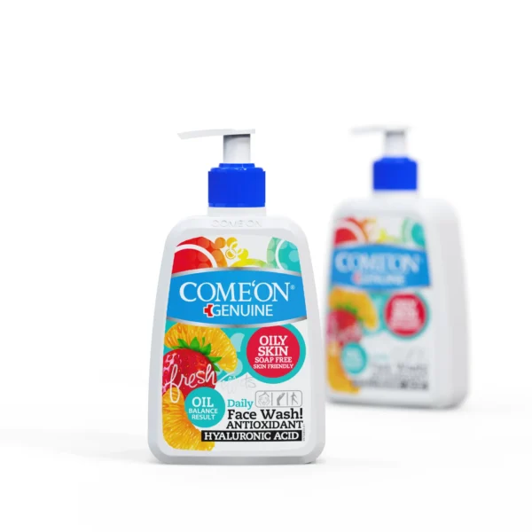 ژل شست‌وشوی صورت پوست‌های چرب کامان