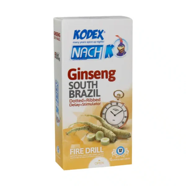 کاندوم ناچ کدکس مدل GINSENG بسته 12 عددی