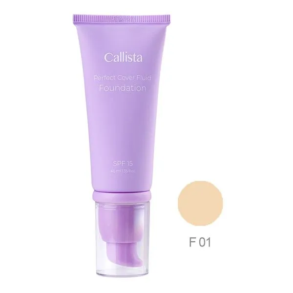 کرم پودر فلوئیدی پرفکت کاور کالیستا F01