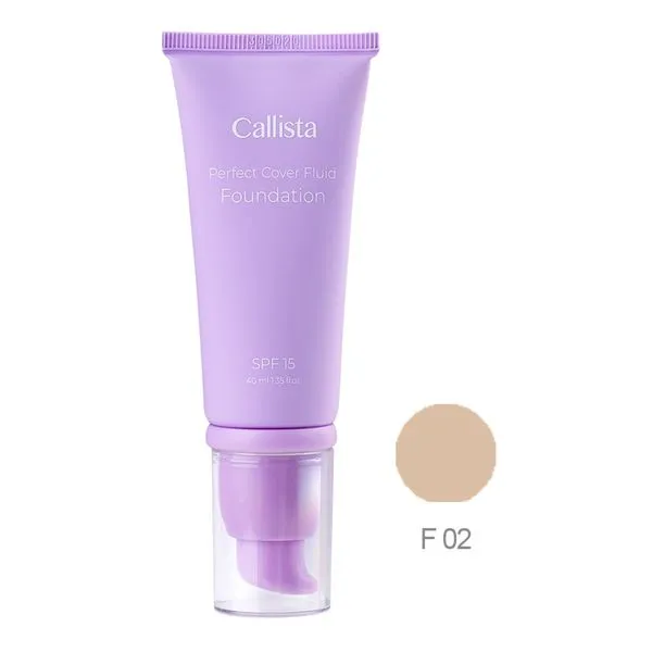 کرم پودر فلوئیدی پرفکت کاور کالیستا F02