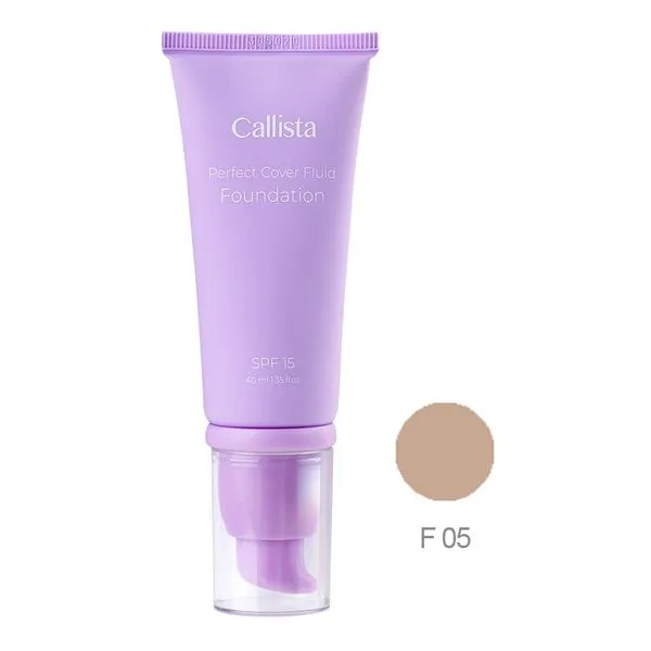 کرم پودر فلوئیدی پرفکت کاور کالیستا F05