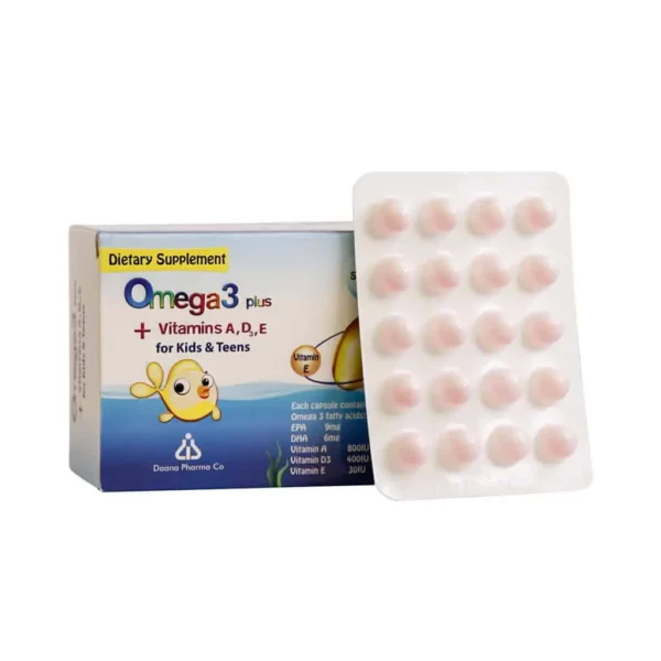 کپسول امگا-3 پلاس کودکان دانا 100 عددی
