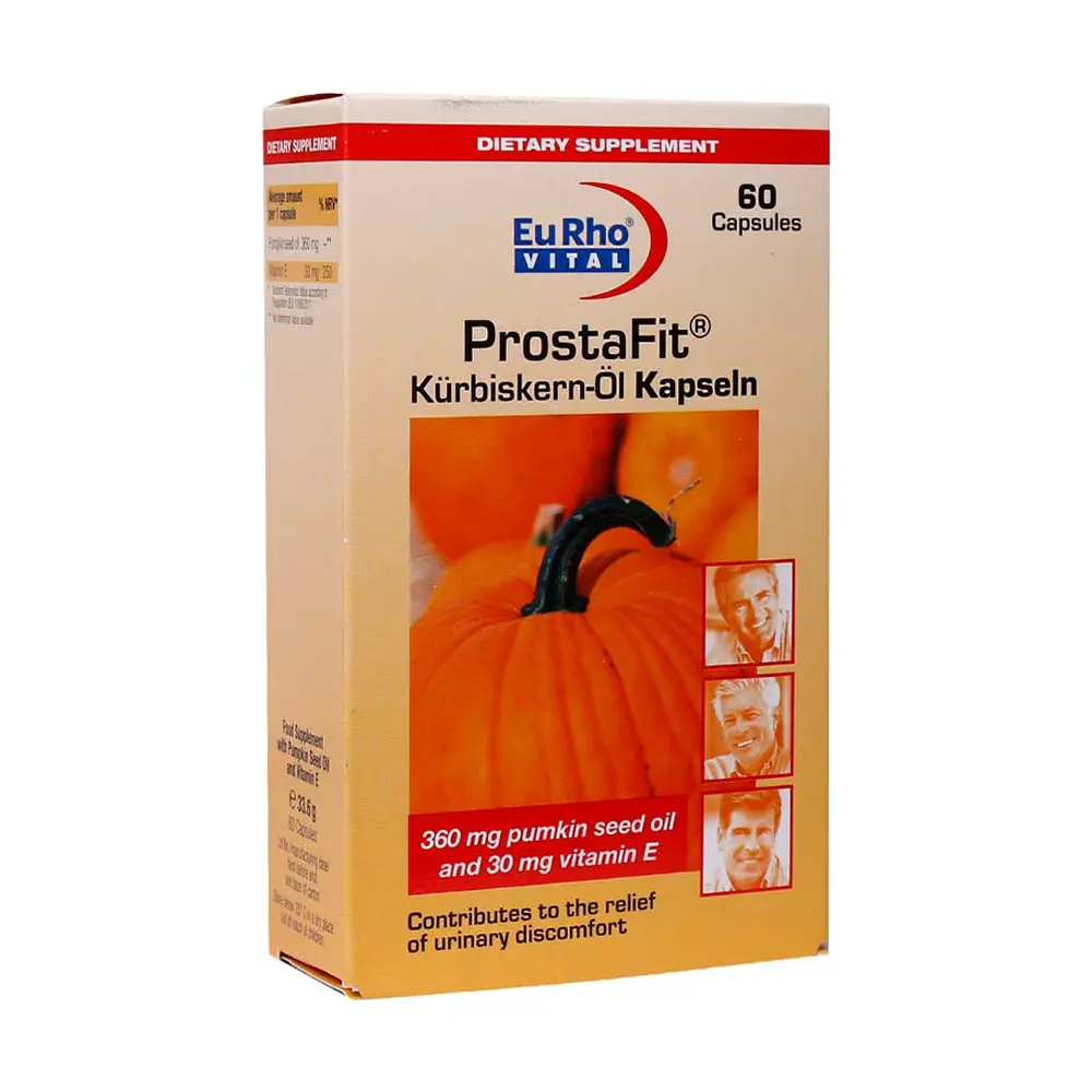 کپسول پروستافیت یوروویتال کپسول پروستافیت یوروویتال Prostafit مناسب برای سلامت پروستات و بهبود عملکرد ادراری مردان